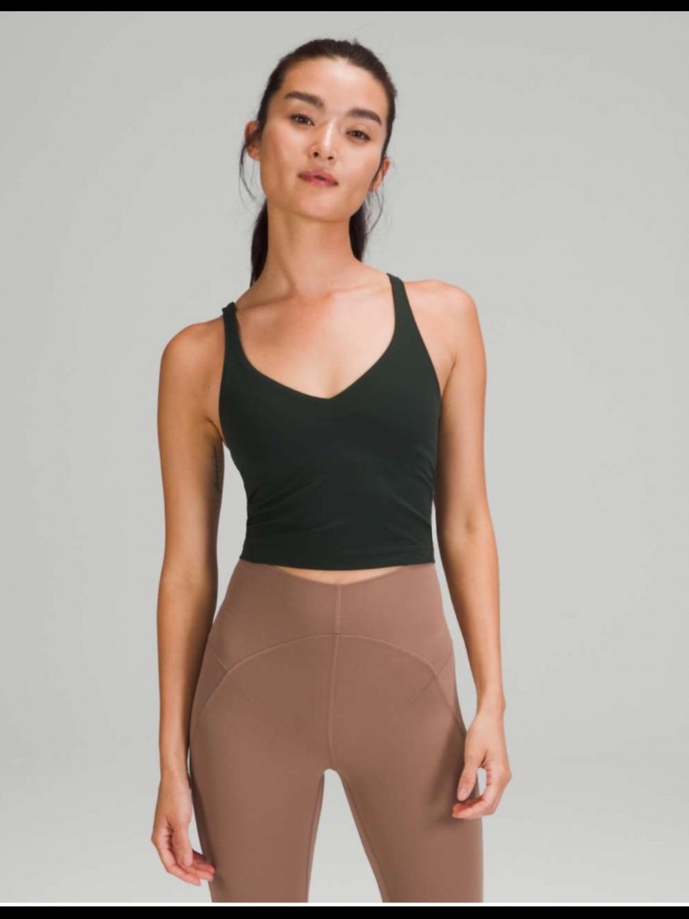 Lululemon Align Tank Top, Rainforest Green size 4